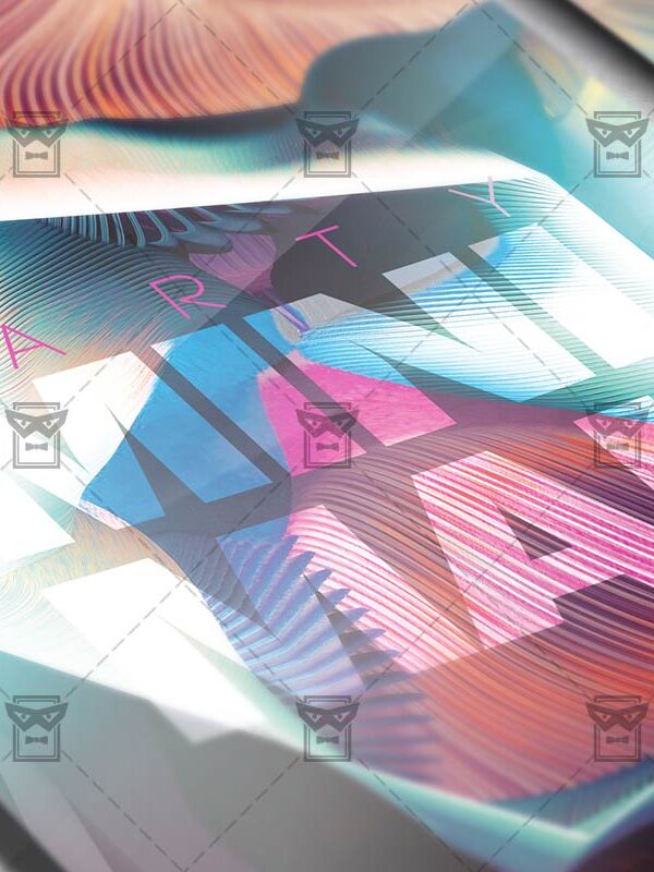 Download Minimal Party PSD Flyer Template Now