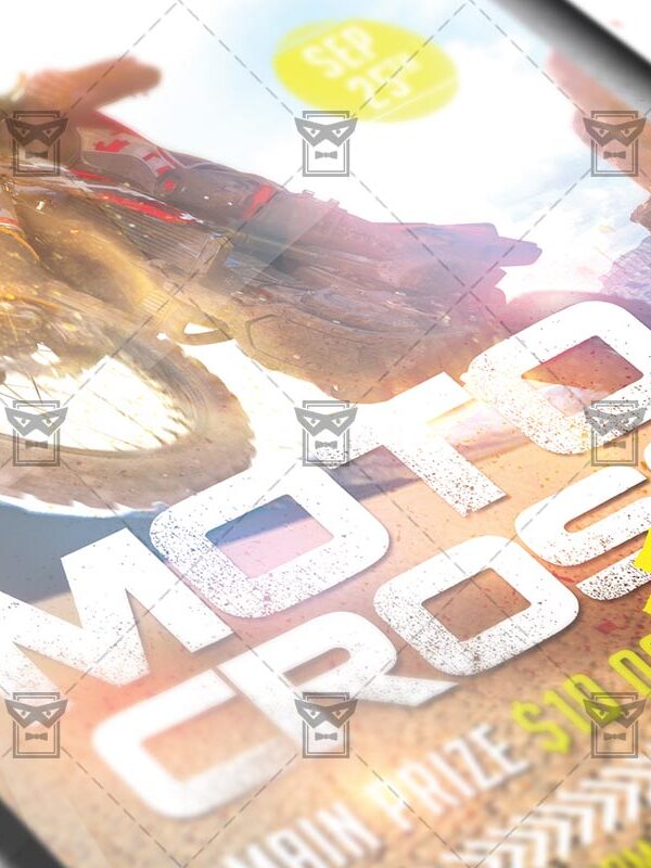 Download Moto Cross 2018 PSD Flyer Template Now