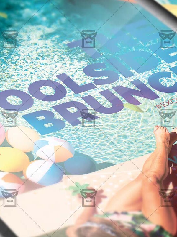 Download Poolside Brunch PSD Flyer Template Now