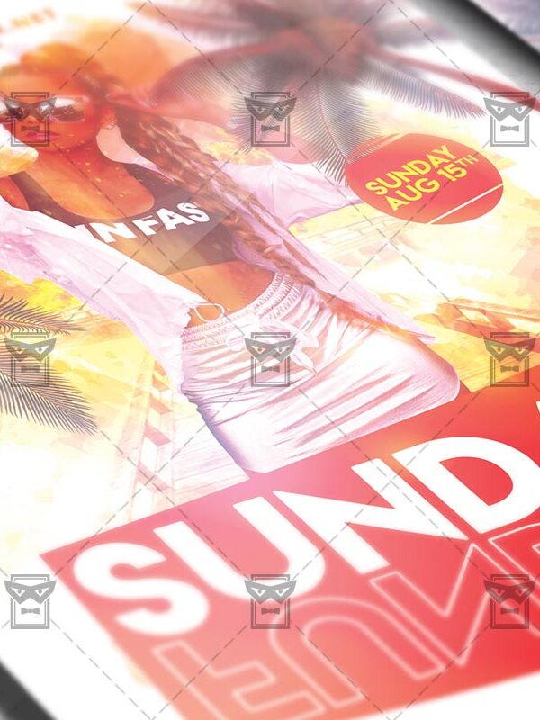 Download Sunday Funday PSD Flyer Template Now