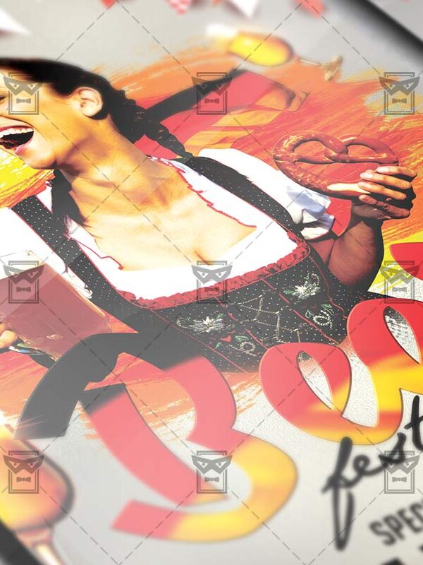 Download Beer Festival PSD Flyer Template Now