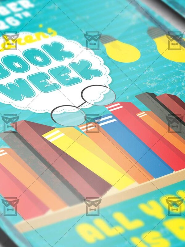 Download Children's Book Week PSD Flyer Template Now