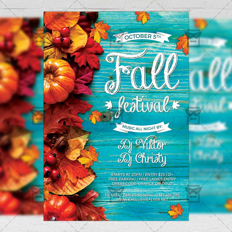 Free Printable Fall Festival Flyer Templates