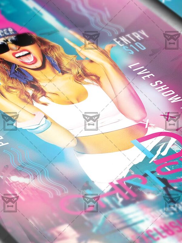 Download Guest Dj Christy PSD Flyer Template Now