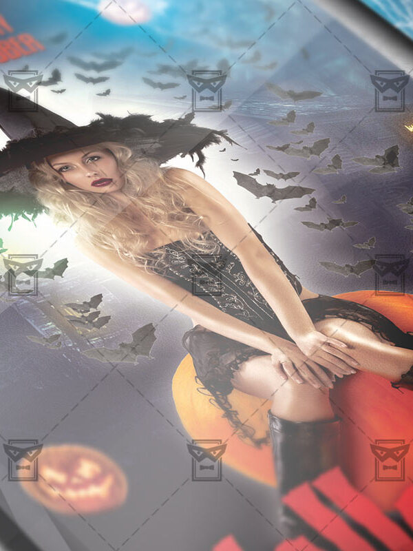 Download Halloween PSD Flyer Template Now