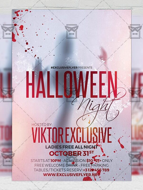 Download Halloween Night PSD Flyer Template Now