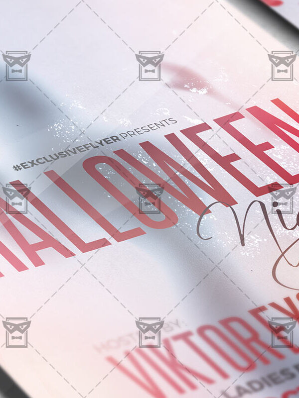 Download Halloween Night PSD Flyer Template Now
