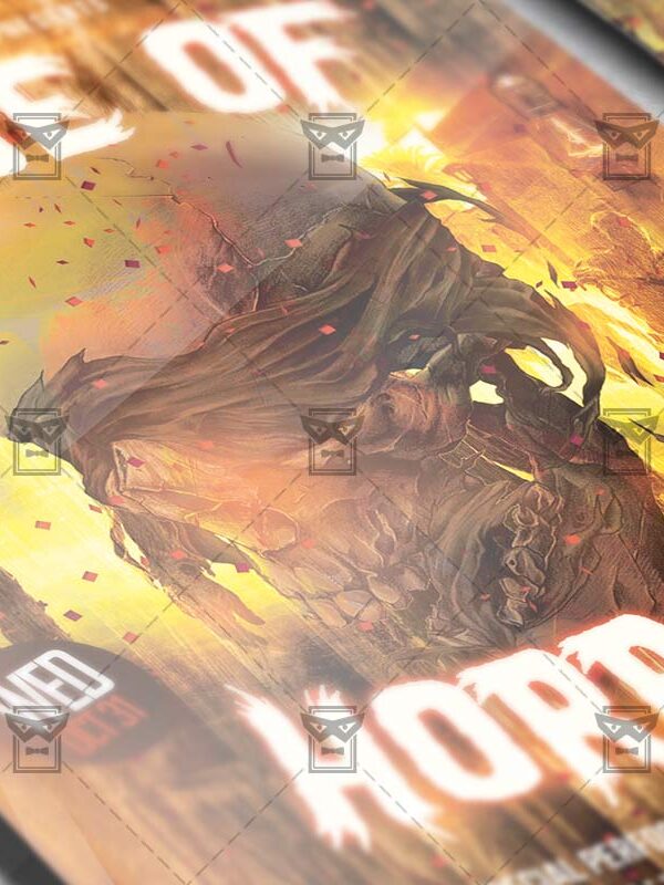 Download House of Horror PSD Flyer Template Now