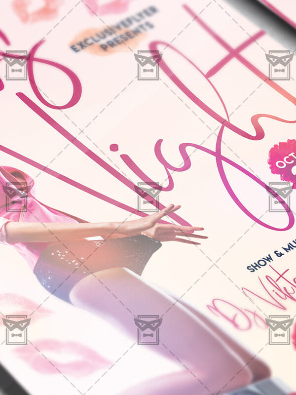 Download Ladies Night PSD Flyer Template Now