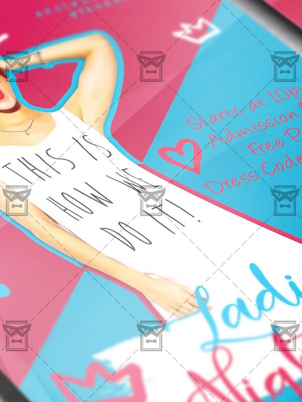 Download Ladies Night Out PSD Flyer Template Now