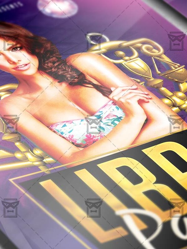 Download Libra Party PSD Flyer Template Now
