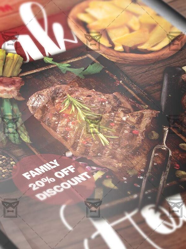 Download Steak House PSD Flyer Template Now