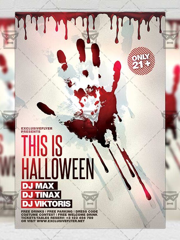 Download This is Halloween PSD Flyer Template Now