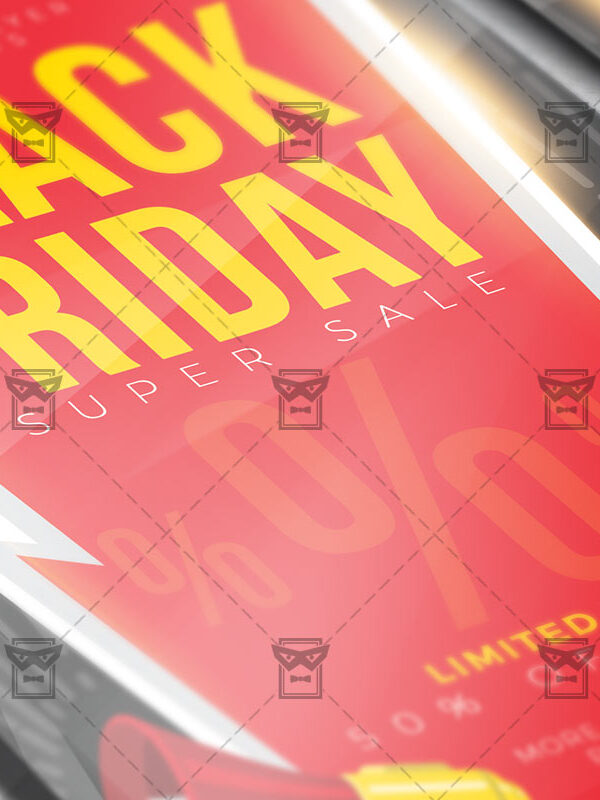 Download Black Friday Super Sale 2019 PSD Flyer Template Now