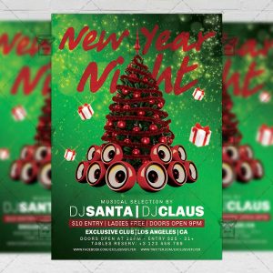 Download New Year 2019 PSD Flyer Template Now