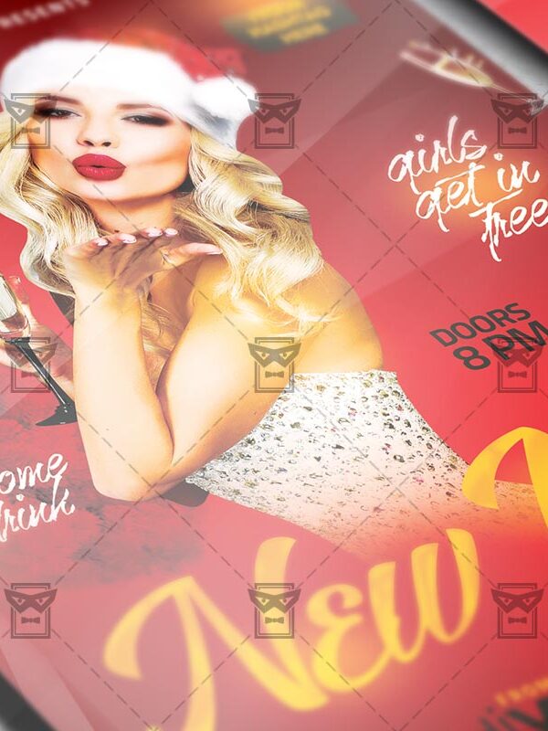 Download New Year Night 2019 PSD Flyer Template Now