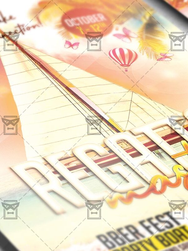 Download Regatta Masters PSD Flyer Template Now