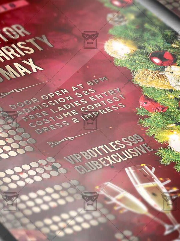 Download Xmas Night 2019 PSD Flyer Template Now