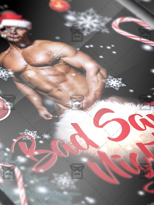 Download Bad Santa Night PSD Flyer Template Now