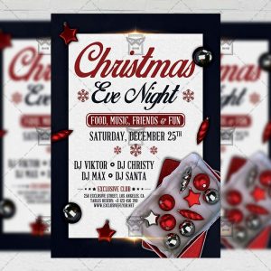 Download Christmas Eve PSD Flyer Template Now