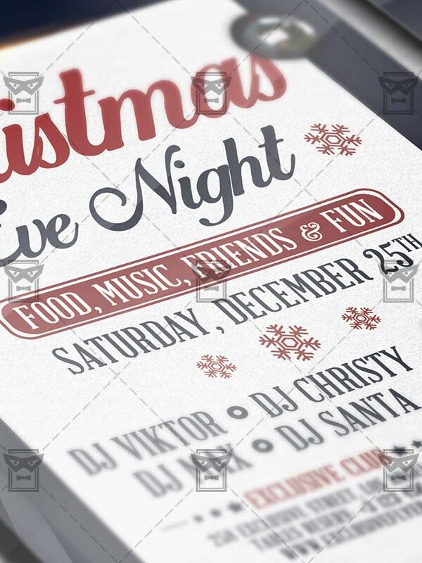 Download Christmas Eve PSD Flyer Template Now