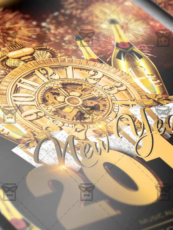 Download New Year Celebration PSD Flyer Template Now