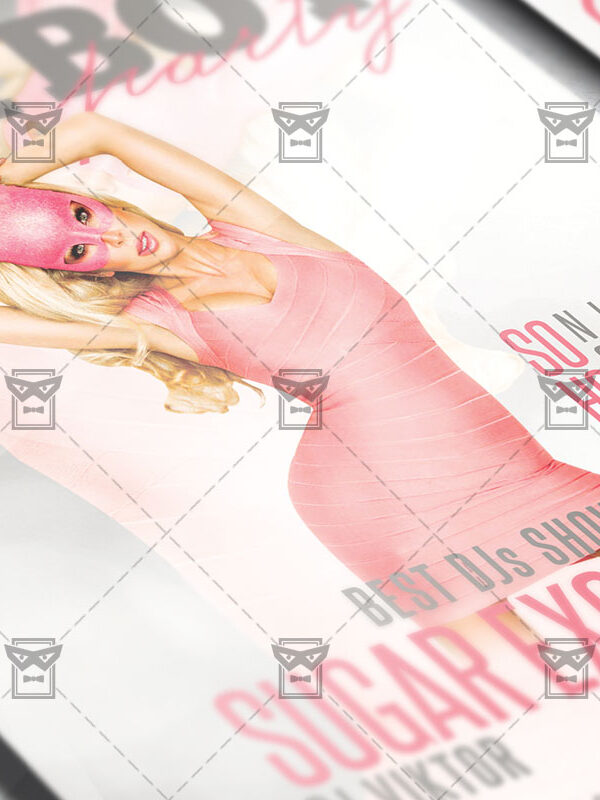 Download Playboy Party PSD Flyer Template Now