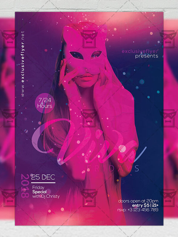 Download Viva Fridays PSD Flyer Template Now