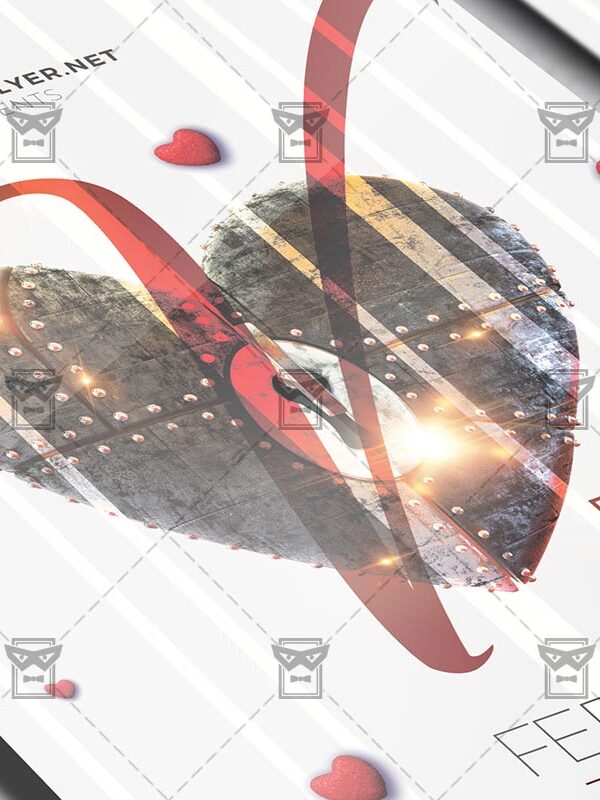 Download V-Day Celebration PSD Flyer Template Now