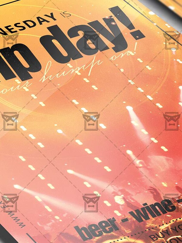 Download Hump Day PSD Flyer Template Now