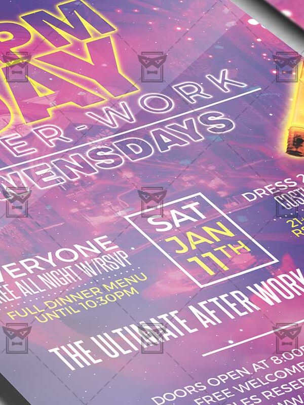 Download Hump Day Party PSD Flyer Template Now