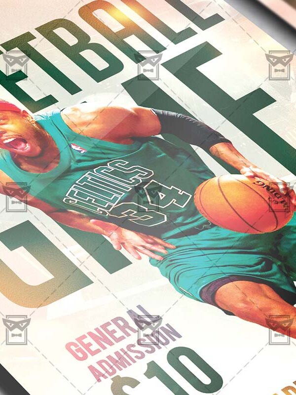 Download Basketball PSD Flyer Template Now