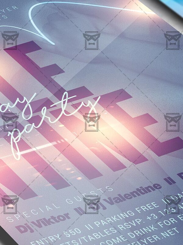 Download Gay Valentines Party PSD Flyer Template Now