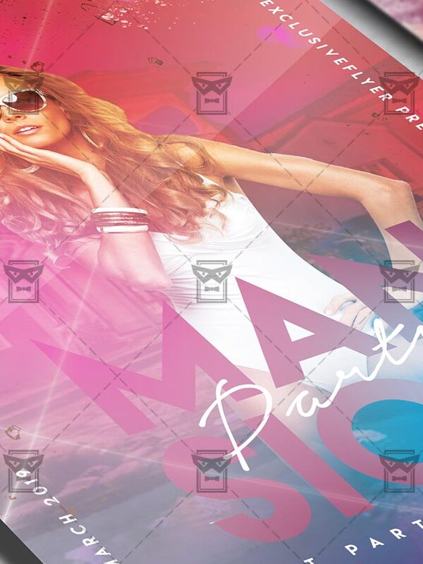 Download Mansion Party PSD Flyer Template Now