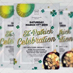 Download Saint Patrick Celebration PSD Flyer Template Now