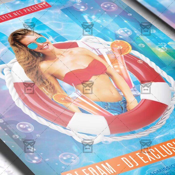 Download Foam Party Night PSD Flyer Template Now