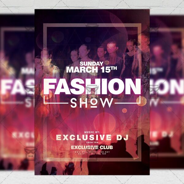 Create a free Fashion Show poster