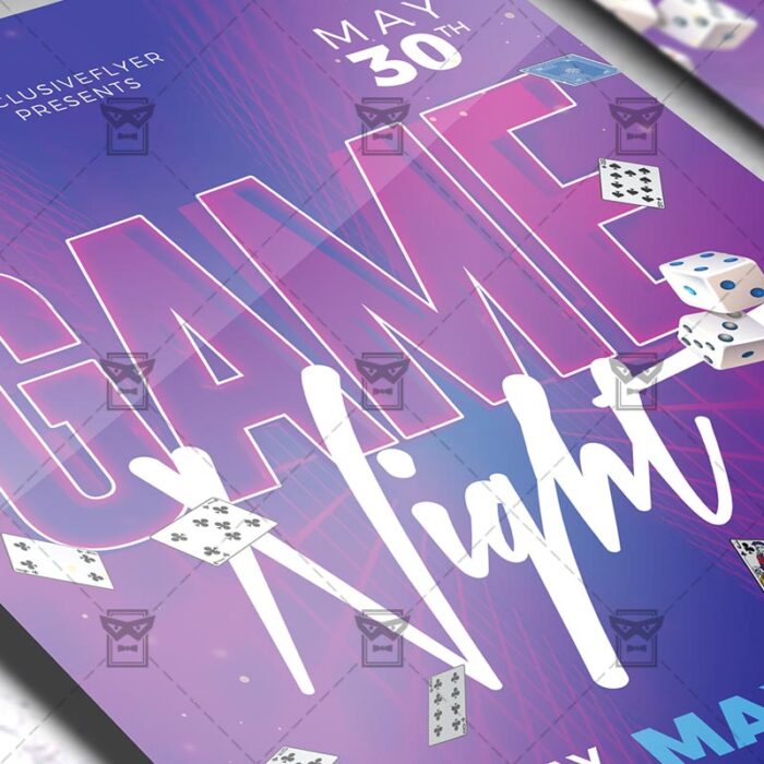 Download Game Party PSD Flyer Template Now