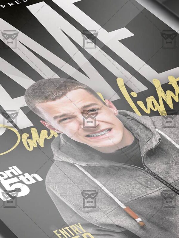 Download Game Party Night PSD Flyer Template Now