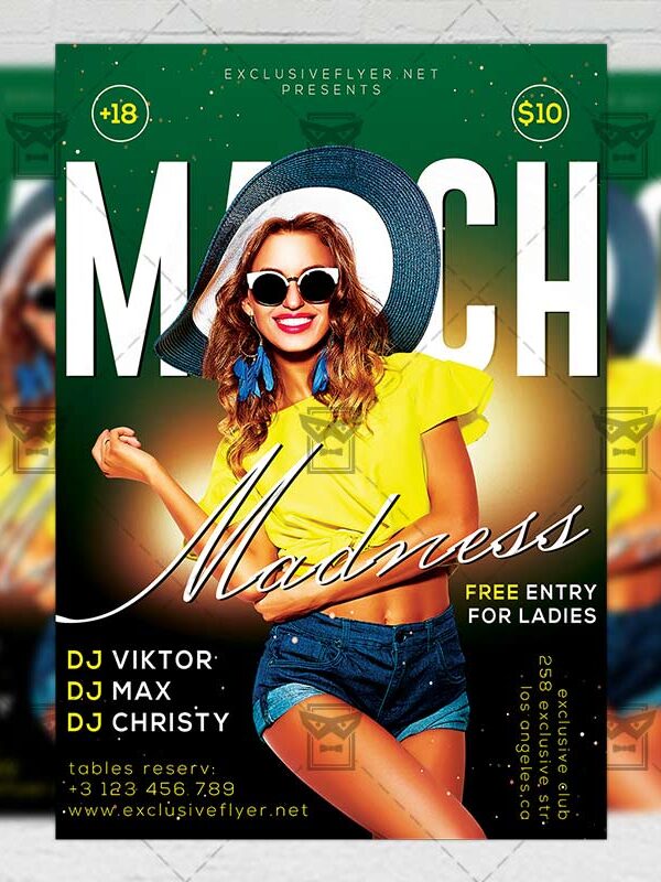 Download March Madness 2019 PSD Flyer Template Now