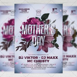 Download Mother Day Celebration 2019 PSD Flyer Template Now