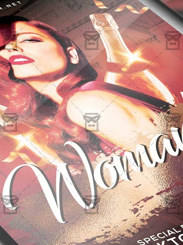Download Woman's Day Bash PSD Flyer Template Now
