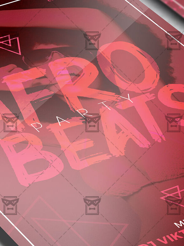 Download Afro Beats Party PSD Flyer Template Now