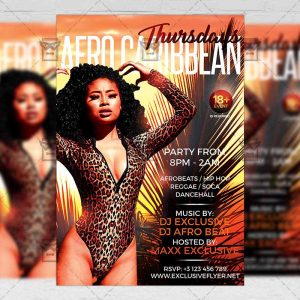 Download Afro Caribbean Thursdays PSD Flyer Template Now