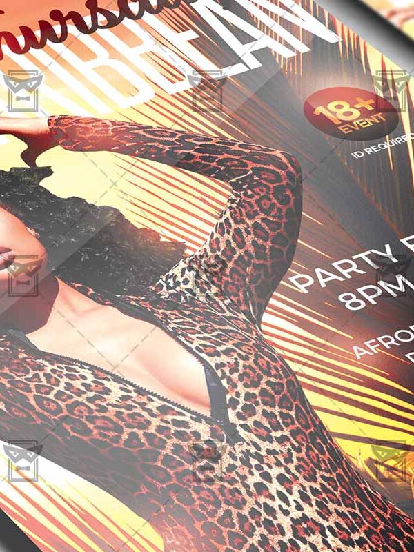 Download Afro Caribbean Thursdays PSD Flyer Template Now