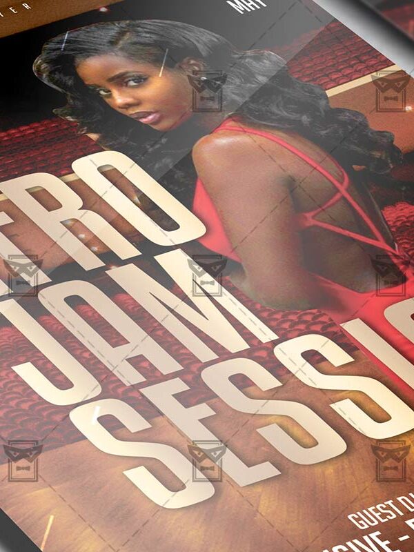 Download Afro Jam Session PSD Flyer Template Now