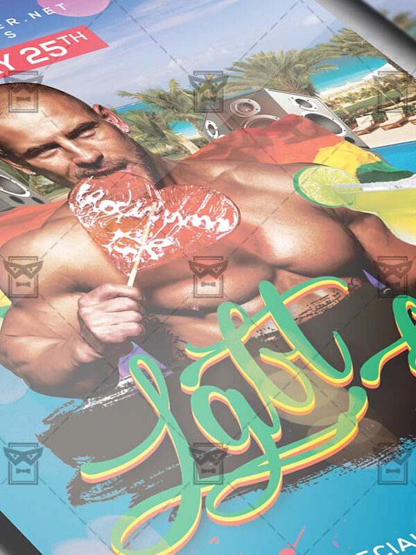 Download LGBT Fest PSD Flyer Template Now