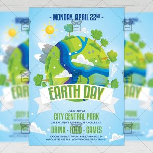 Download Mother Earth Day PSD Flyer Template Now