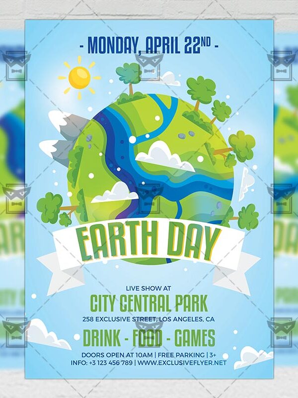 Download Mother Earth Day PSD Flyer Template Now