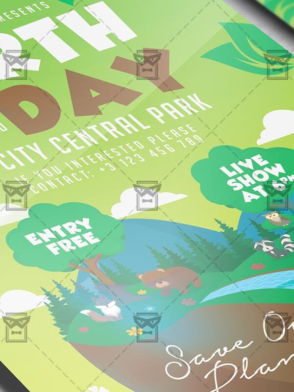 Download Mother Earth Day Celebration PSD Flyer Template Now